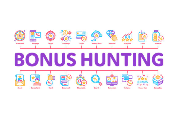 Bonus Hunting Minimal Infographic Banner Design Guide