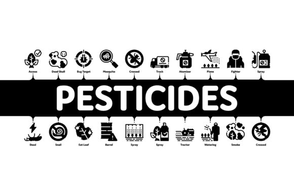 Evaluating the Pesticides Chemical Minimal Infographic for Modern Agricultural Communication