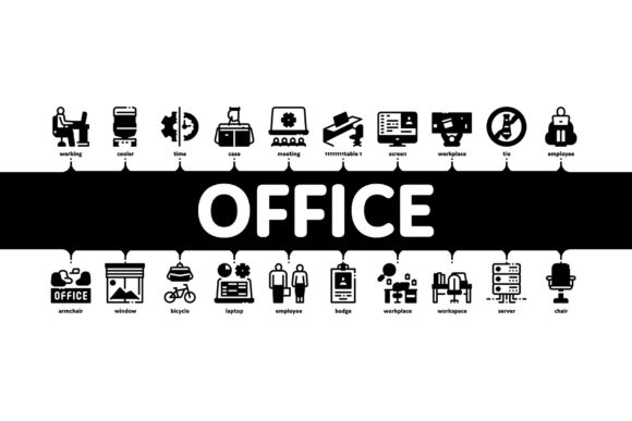 Office and Workplace Minimal Infographic: A Guide to Clean Corporate Visuals