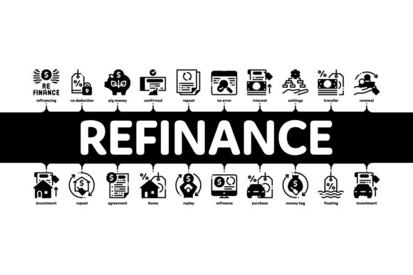 Refinance Financial Minimal Infographic: Visualizing Complex Money Decisions