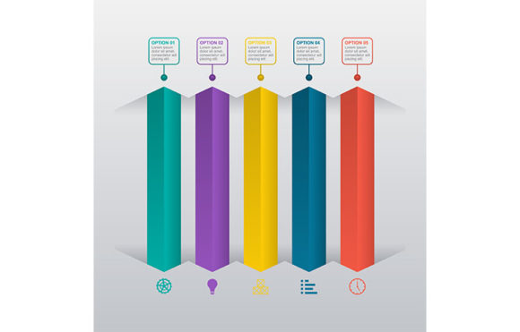Statistical Business Infographic Design