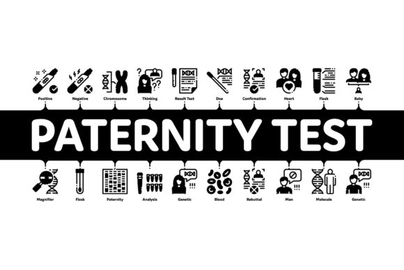 Visualizing Genetics: A Guide to the Paternity Test DNA Minimal Infographic